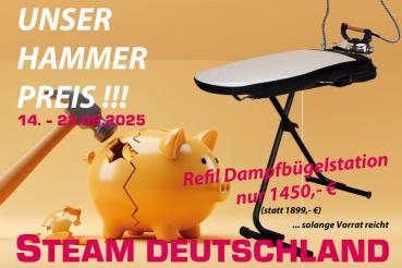 Dampfdruckbügelsystem REFIL - HAMMERPREIS AKTION